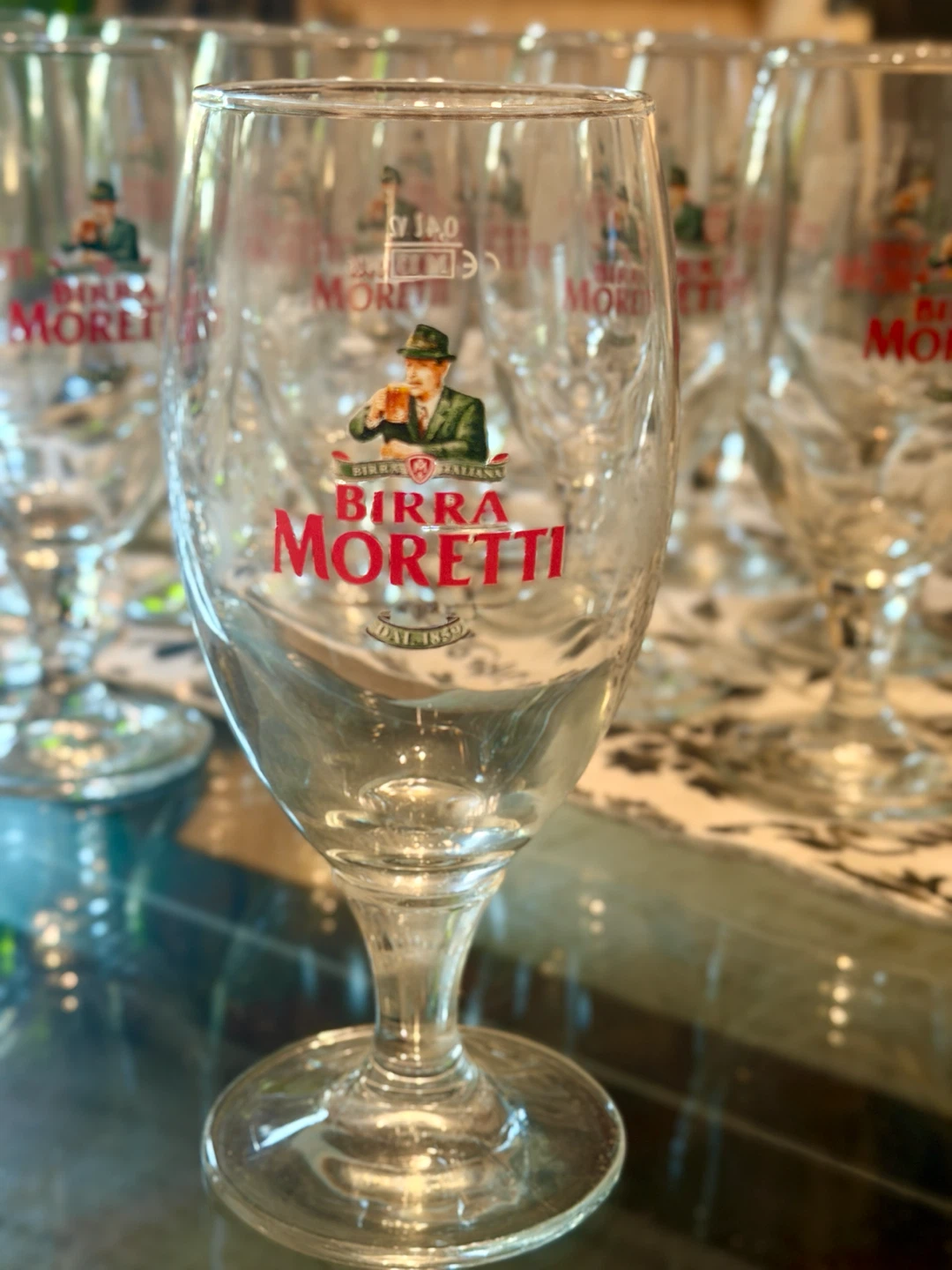 Birra Moretti Beer Glasses - Set of 12 - photo 4