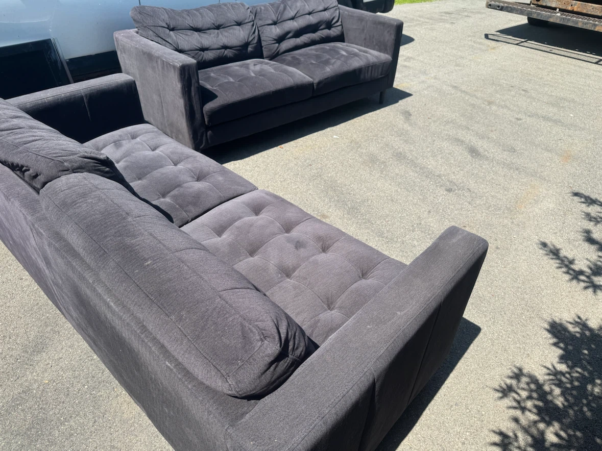 Dark Grey Sectional Sofa