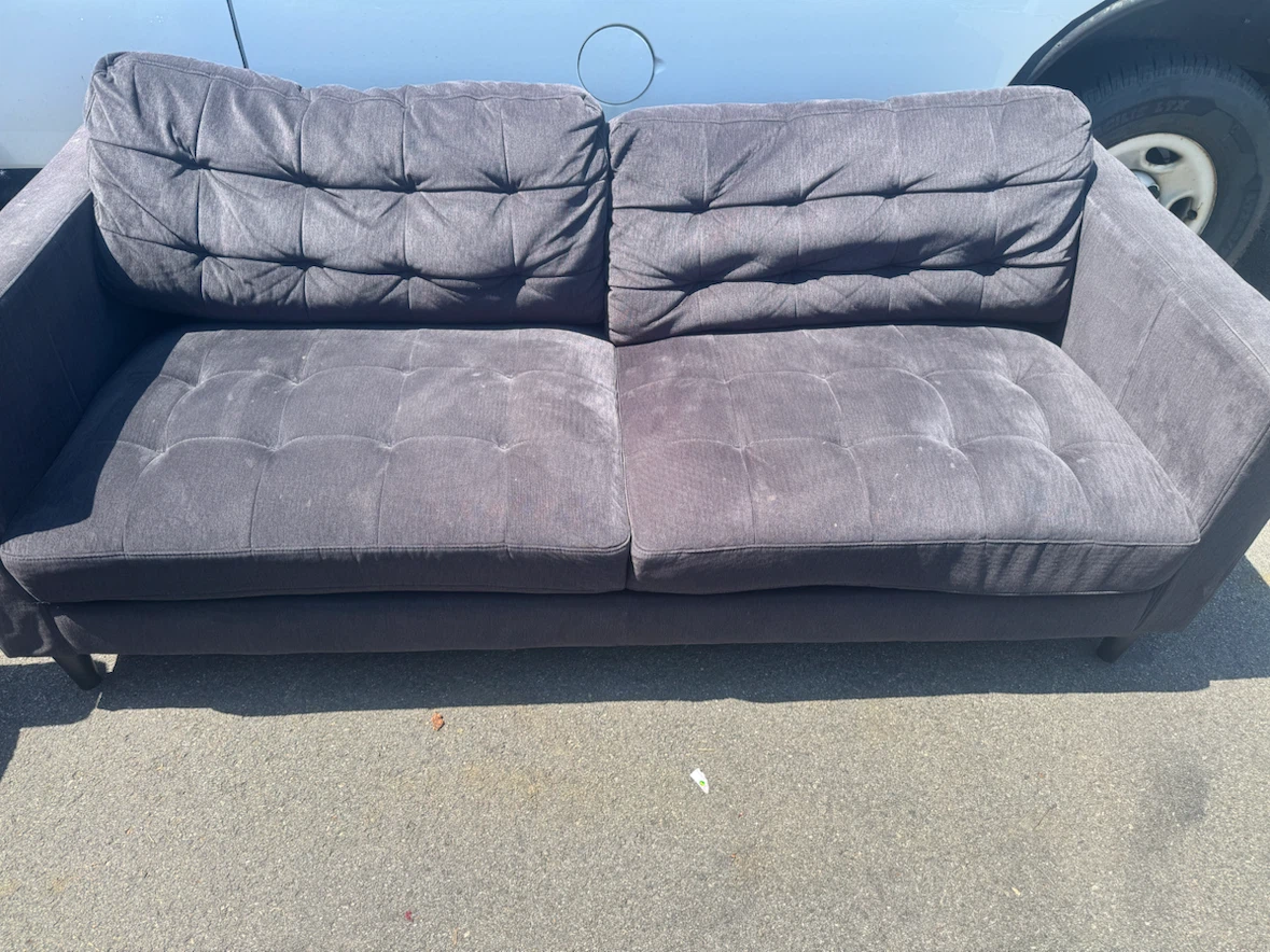 Dark Grey Sectional Sofa - photo 4