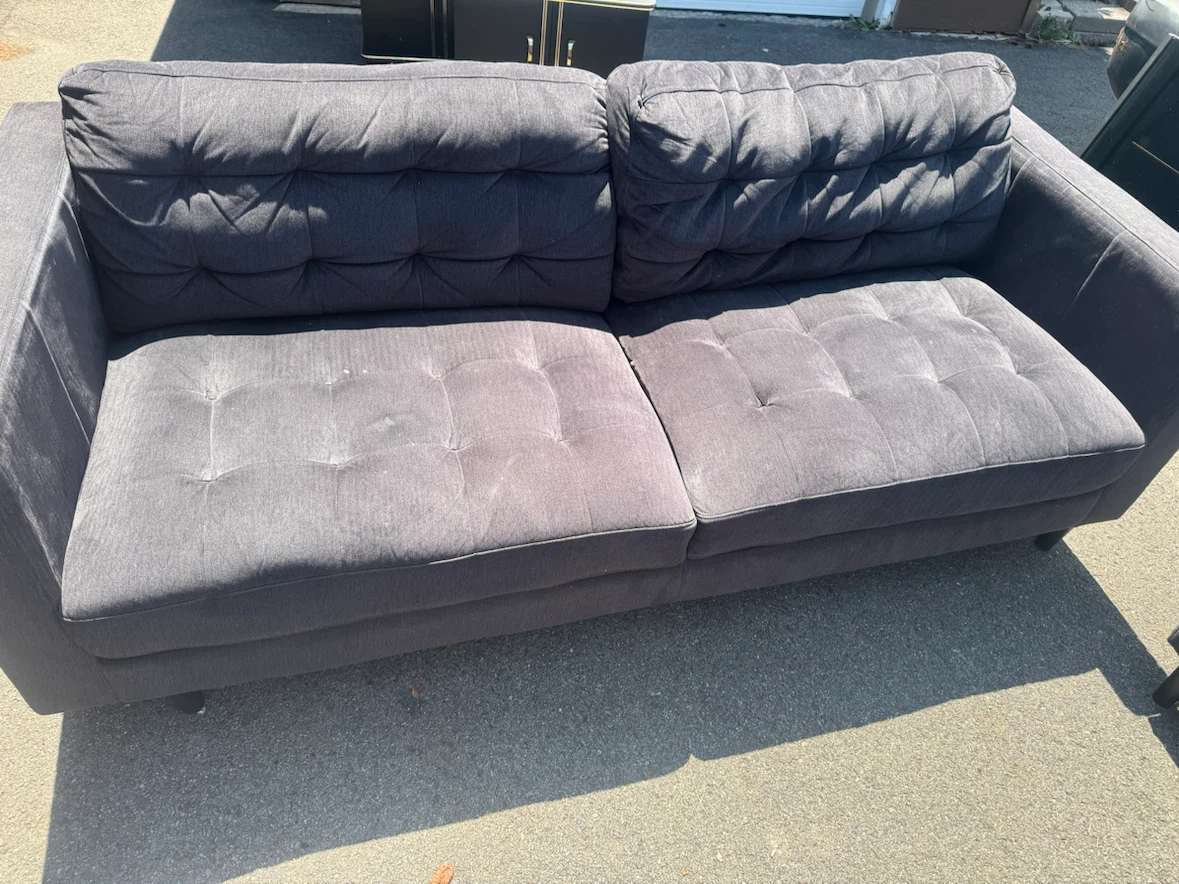 Dark Grey Sectional Sofa - photo 5