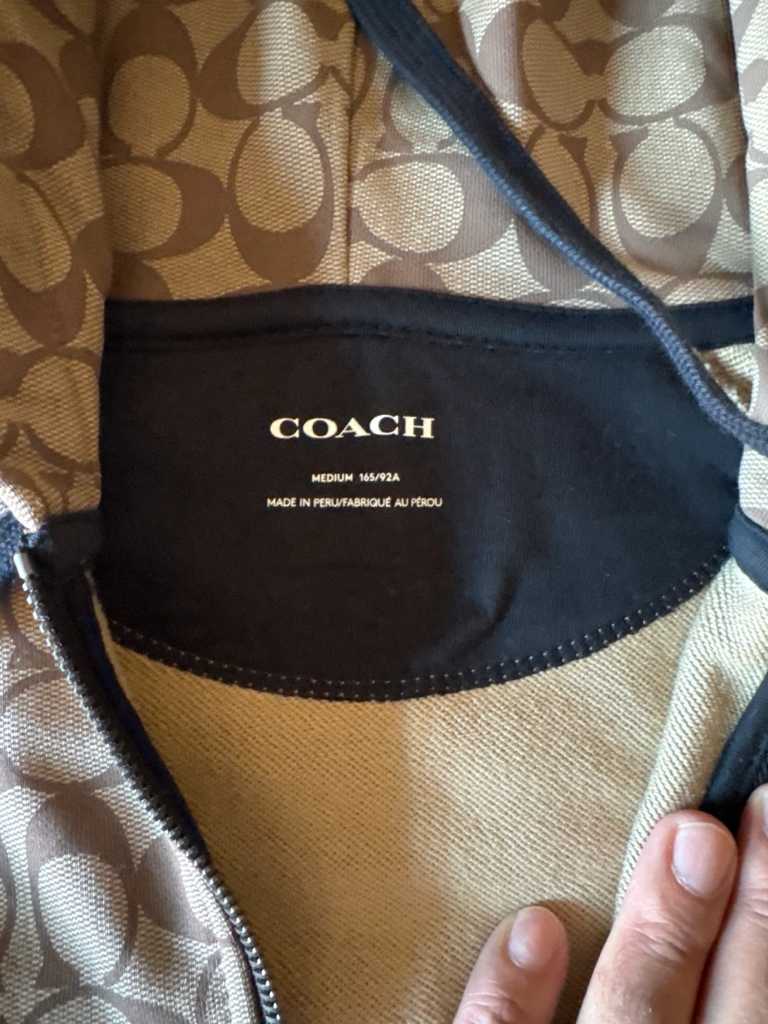 Coach Signature Zip-Up Hoodie - photo 2
