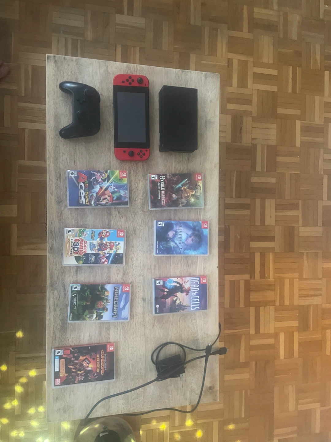 Nintendo Switch Console with Games and Controller