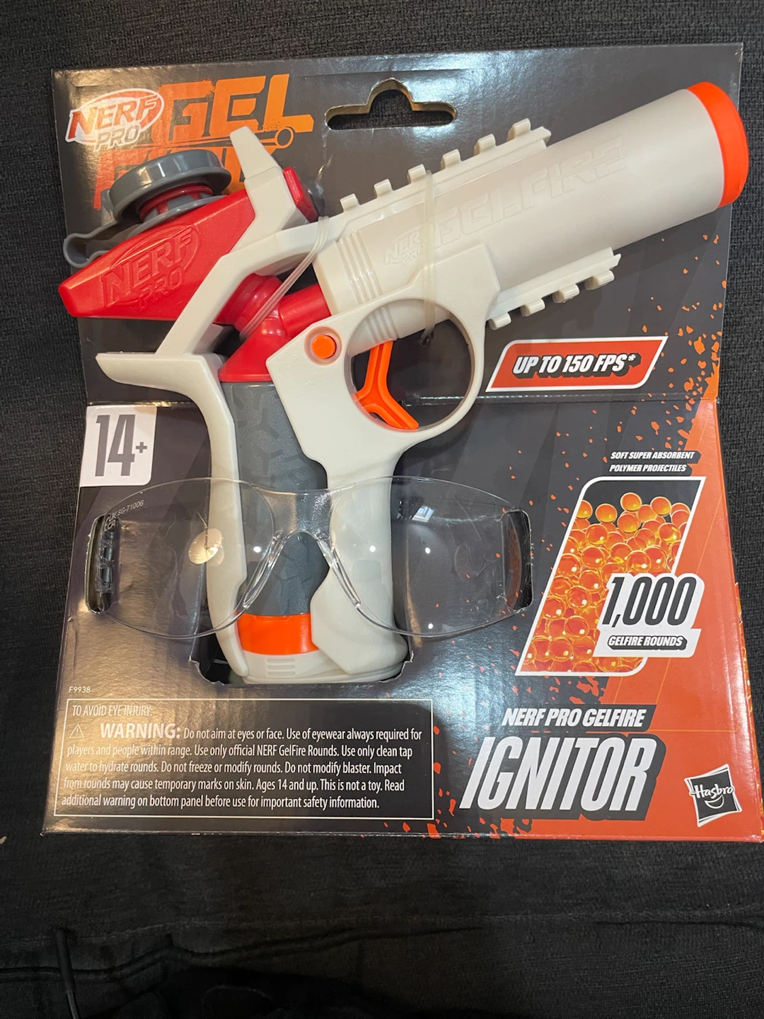 Nerf Pro GelFire Ignitor Blaster with 1,000 Rounds