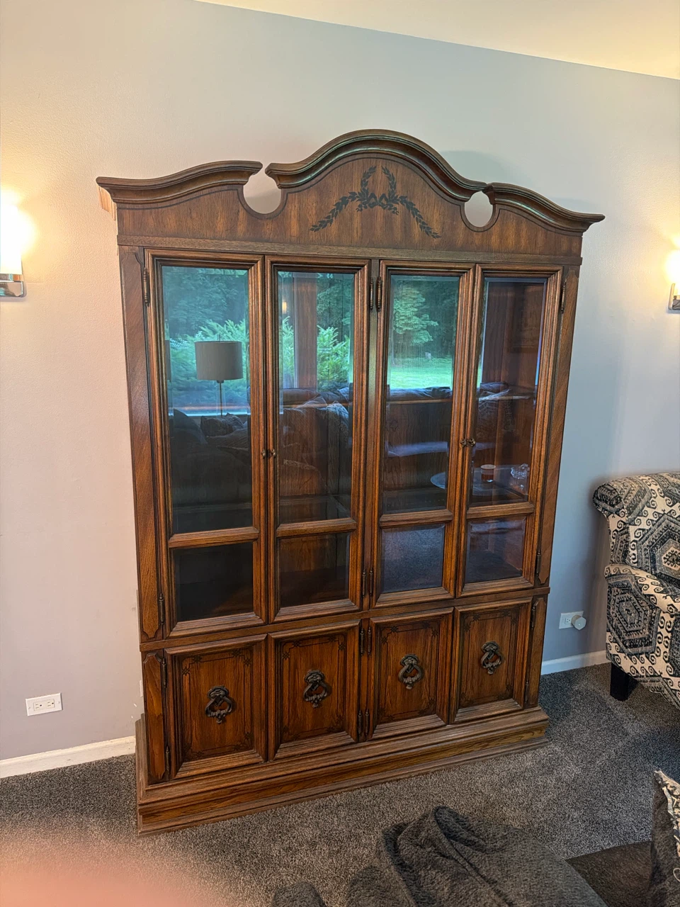 Vintage china cabinet