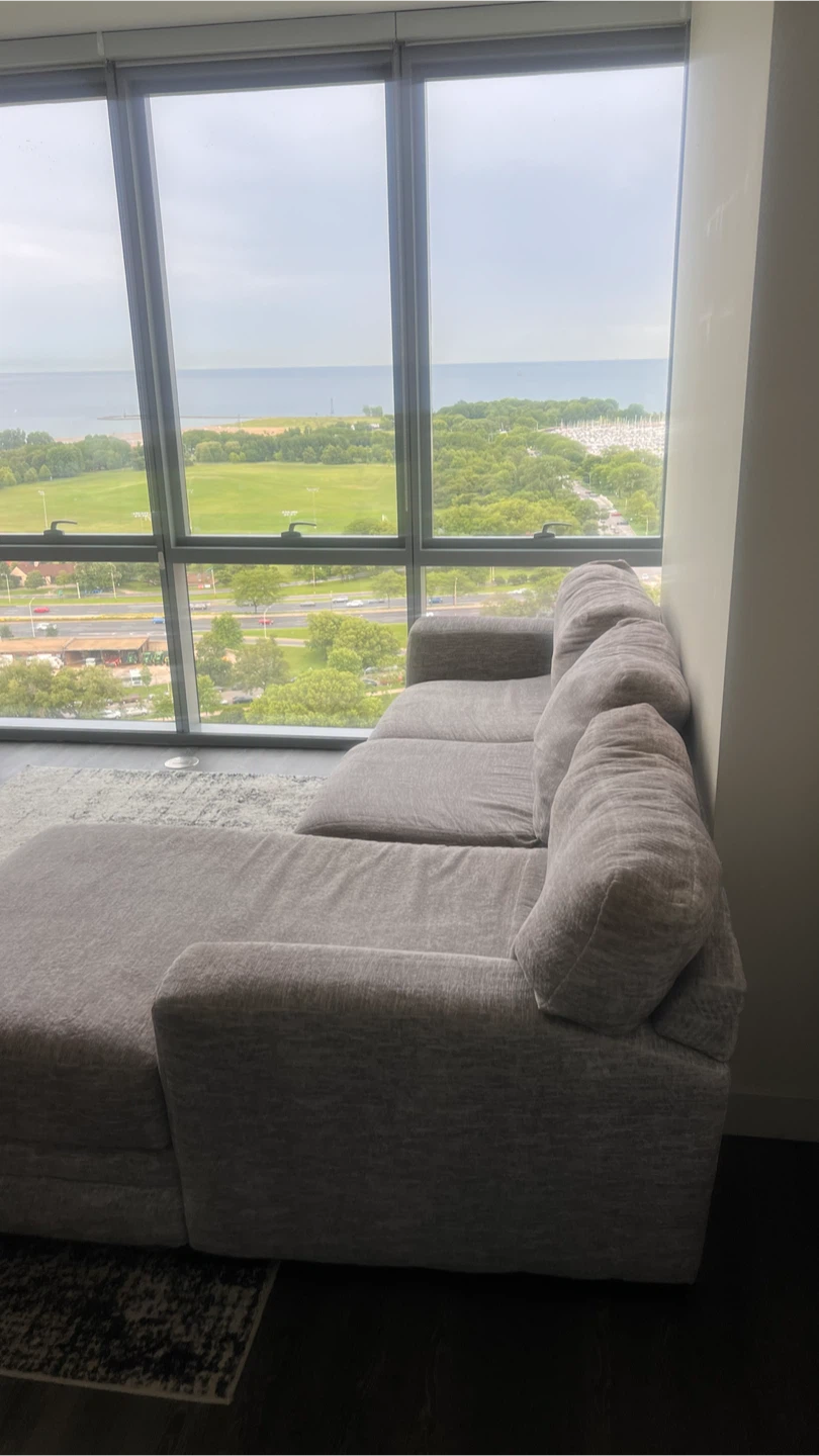 Ultra Soft Gray Sectional Delivery Included - photo 4