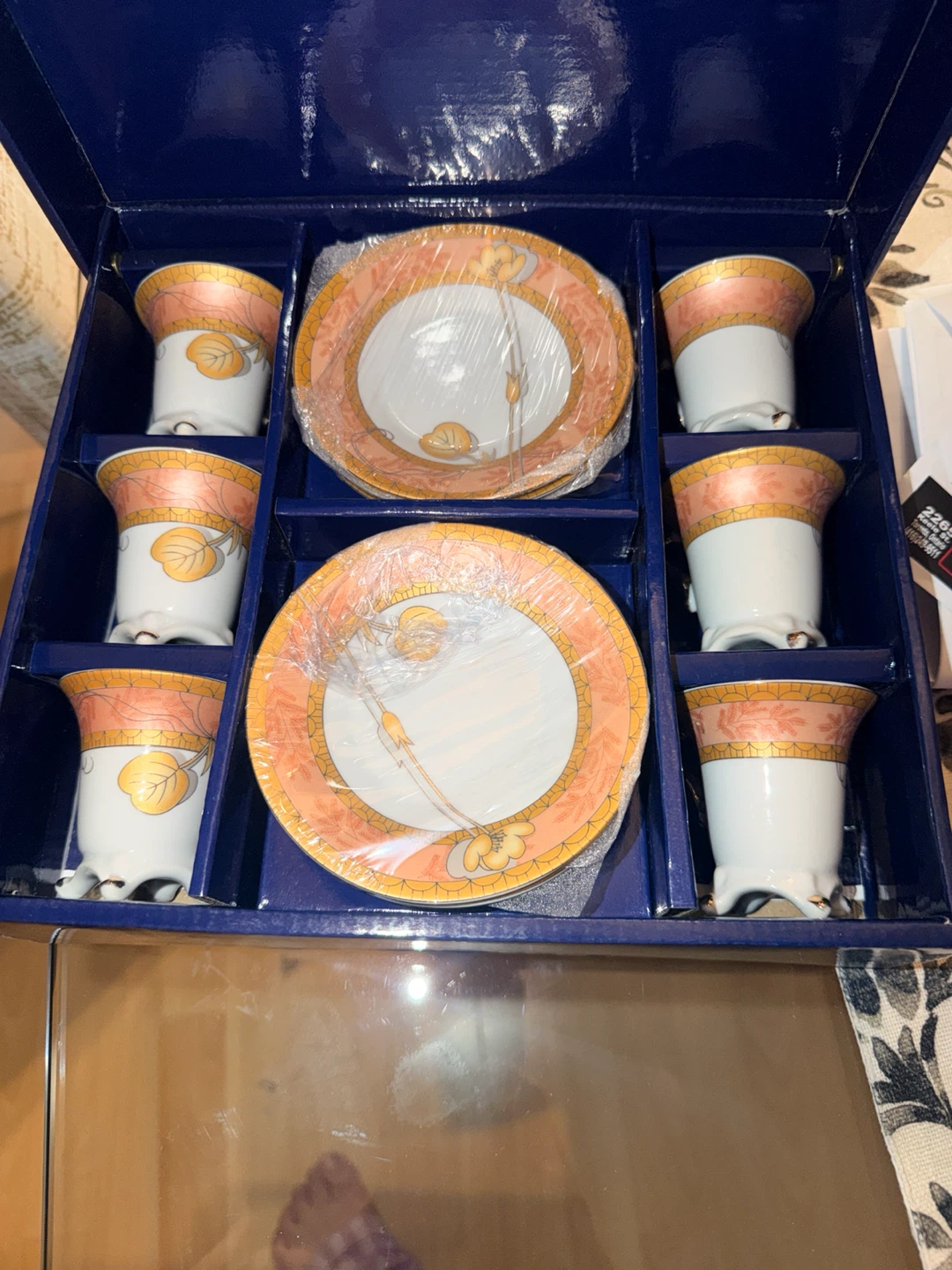 Cortina Collections Espresso Cups and Saucers Set