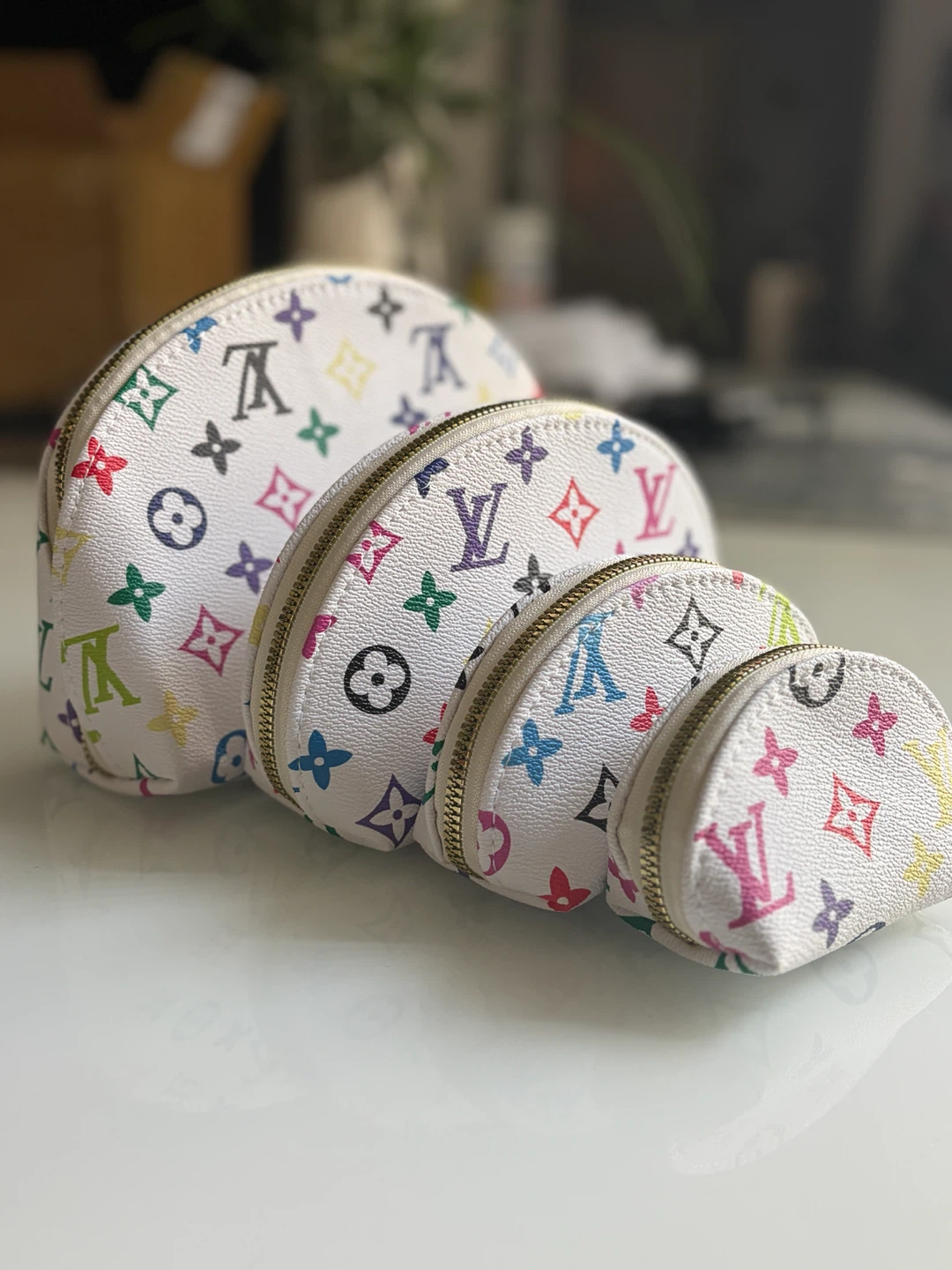 Set of 4 Cosmetic Pouches