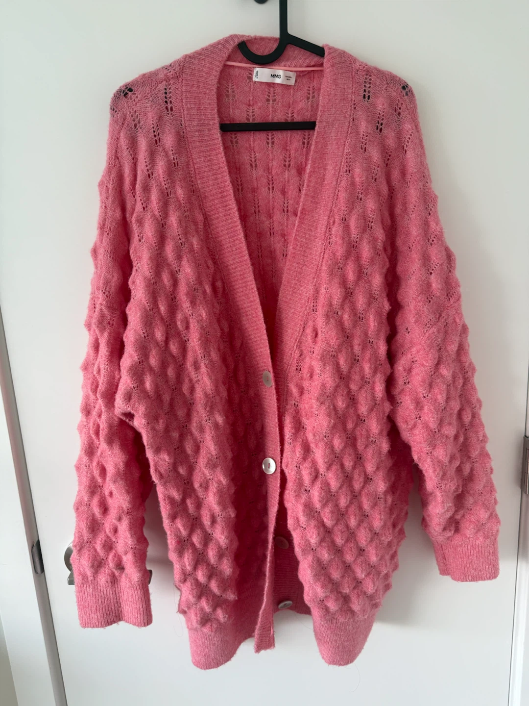 MNG Pink Knit Cardigan