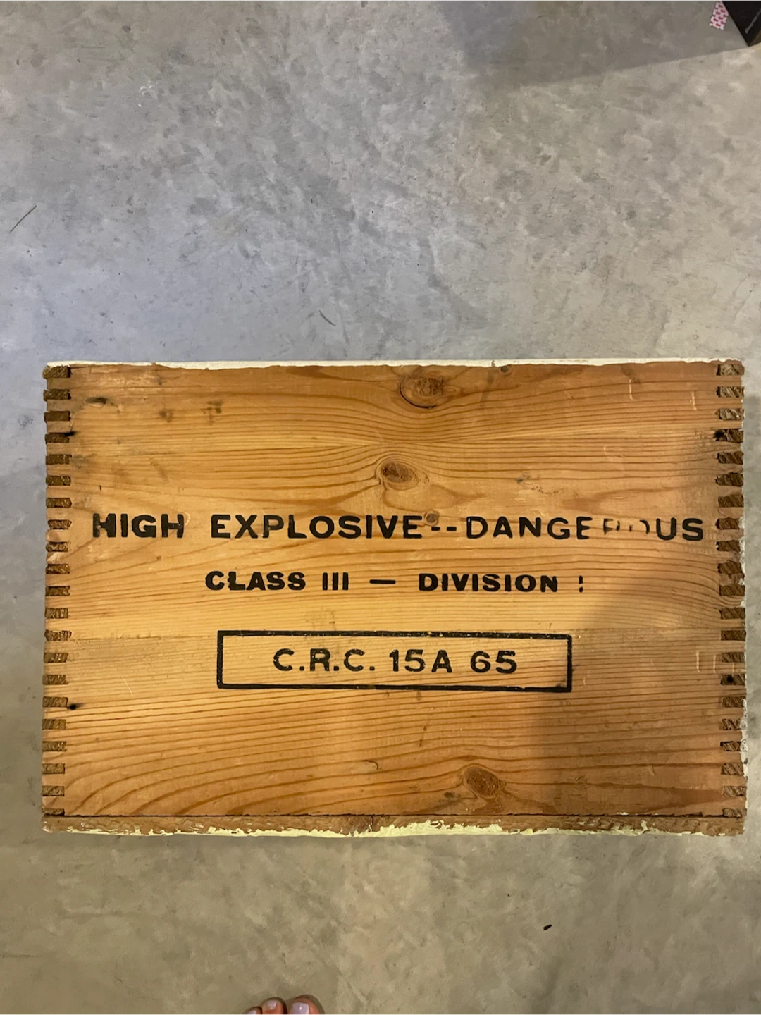 Vintage Wooden TNT Crates