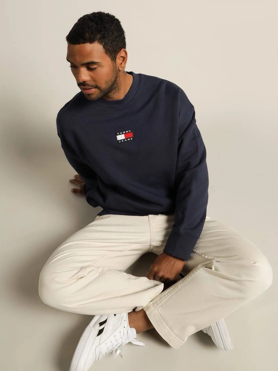 Fleece Sweatshirt in Navy, size M Tommy Hilfiger