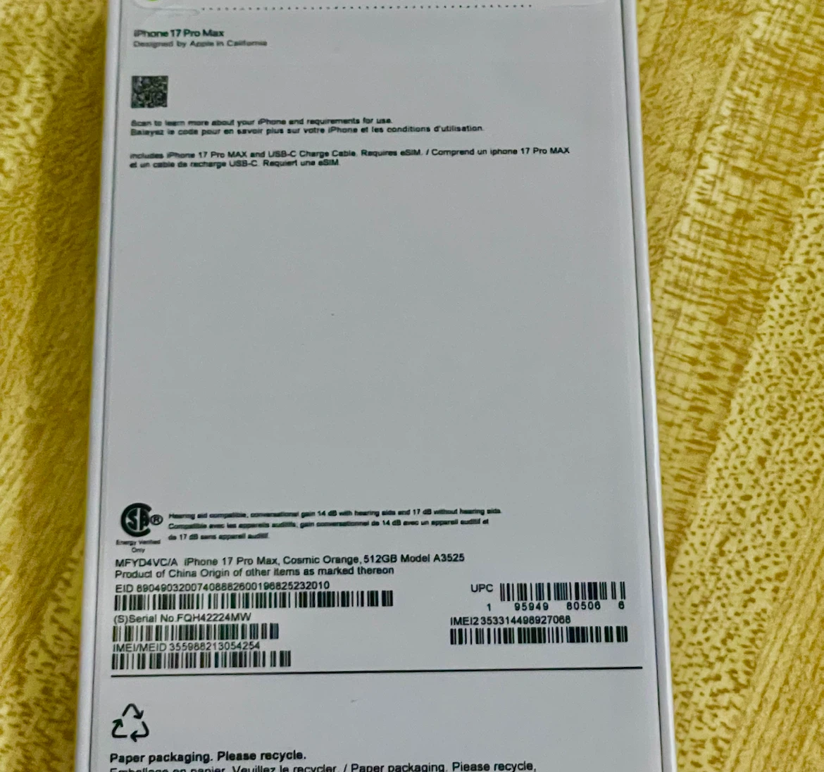 Apple iPhone 17 Pro Max Cosmic Orange 512GB - photo 3
