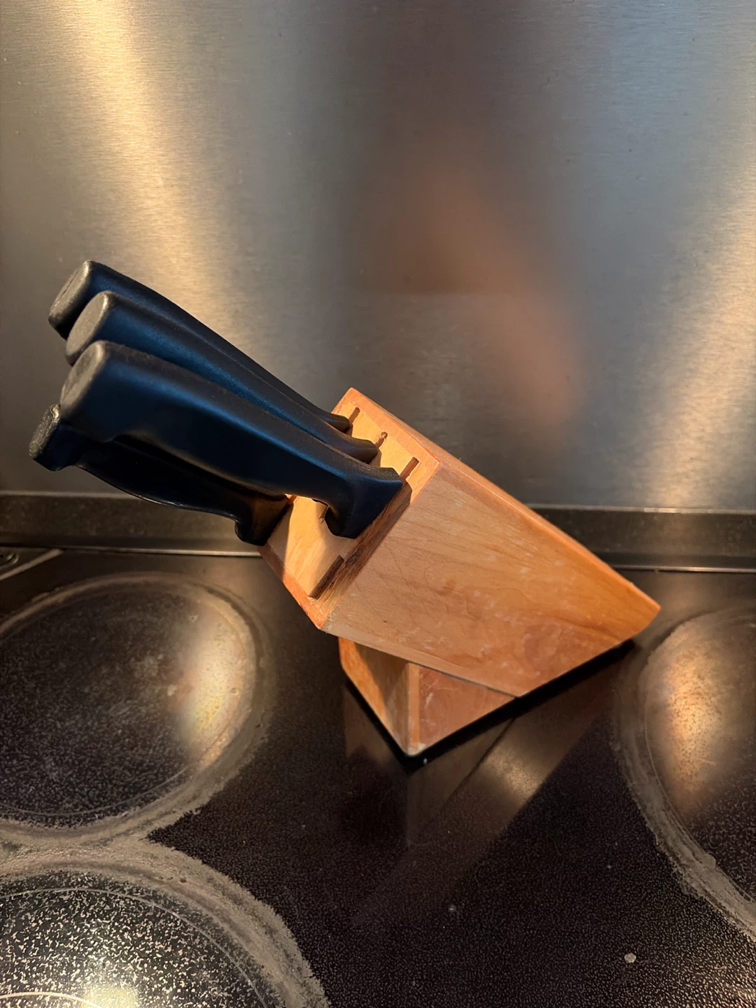 IKEA Knife Block Set with 4 Knives