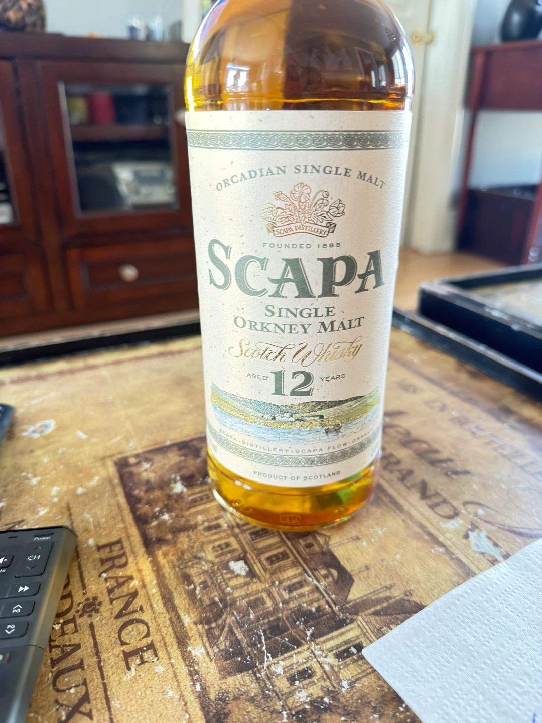 Scapa 12 Year Old Single Malt Scotch Whisky | 1L