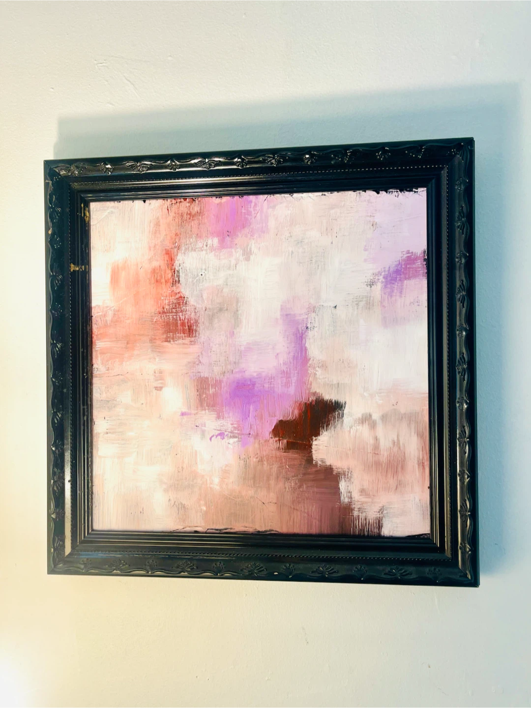 Framed Abstract Painting 19x19” - photo 3