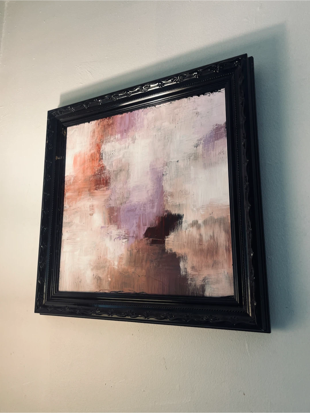 Framed Abstract Painting 19x19” - photo 4