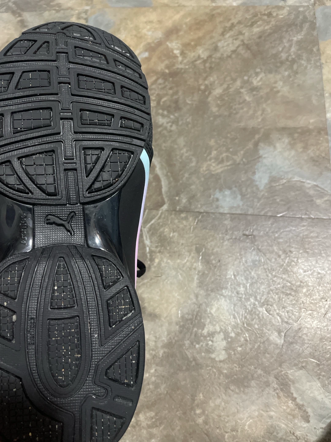 Puma Black and Pink Running Shoes - photo 3