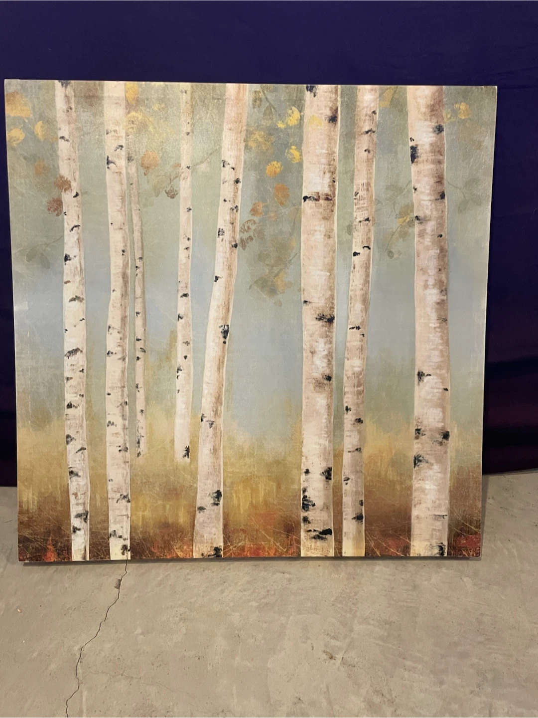 Birch Tree Canvas Wall Art
