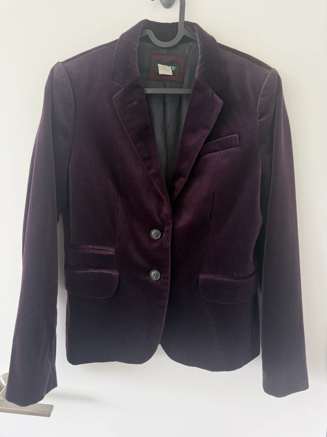 J. Crew Velvet Blazer - Purple - Size 4