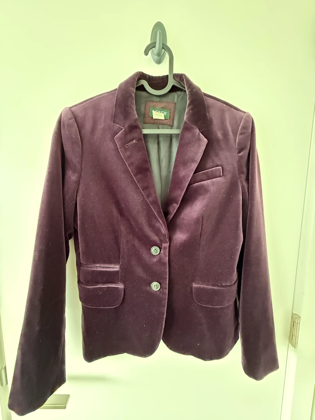 J. Crew Velvet Blazer - Purple - Size 4 - photo 4
