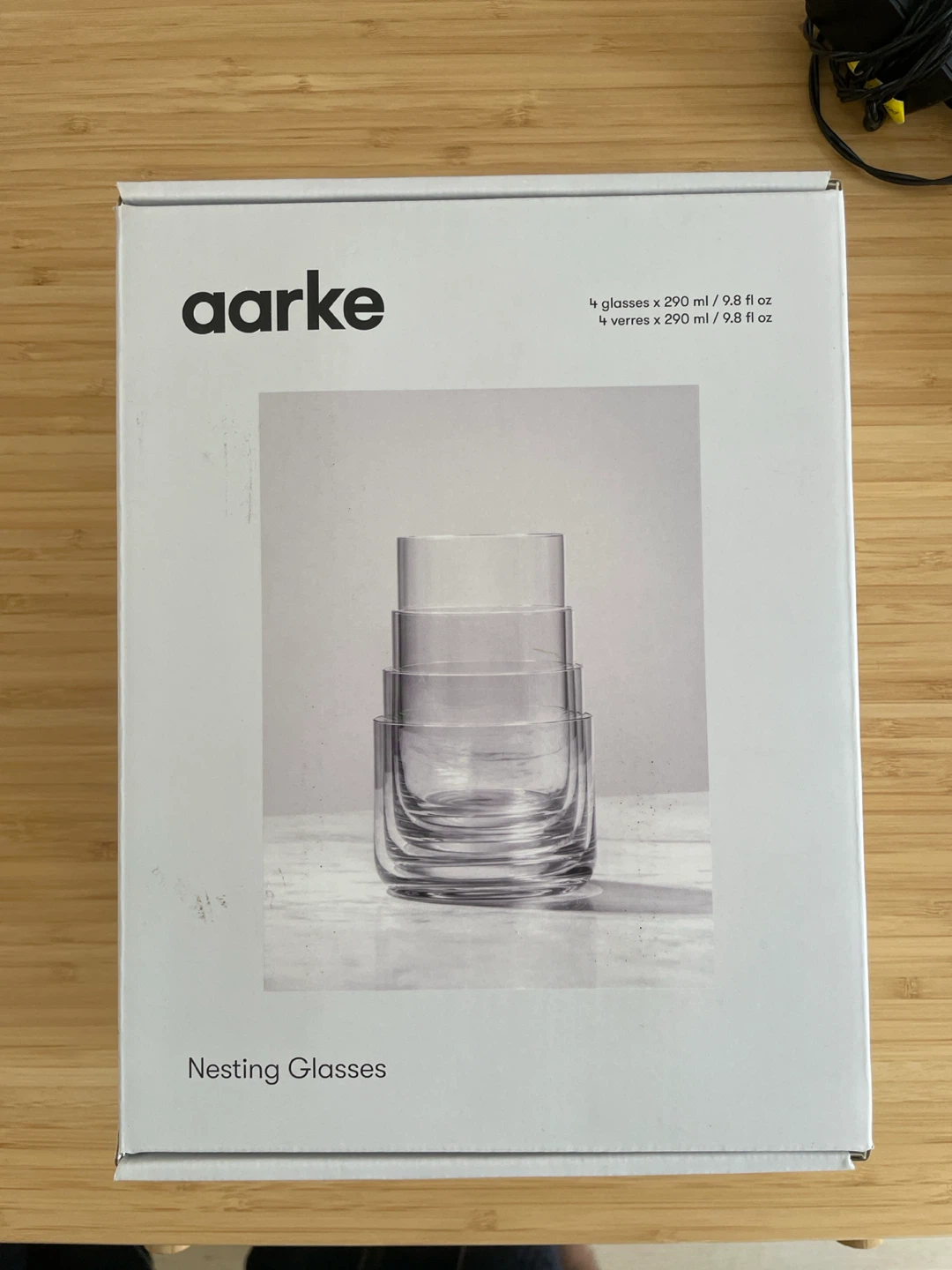Aarke Nesting Glasses Set - 4 Count