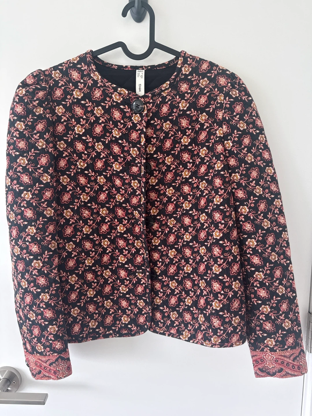 MNG Quilted Floral Jacket XS