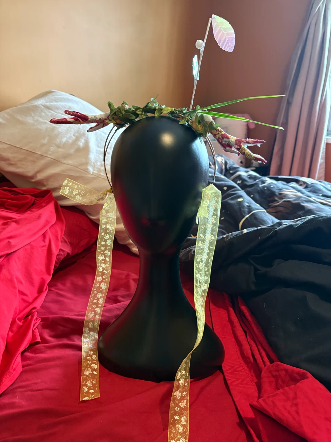 Horned Floral Headband - photo 2