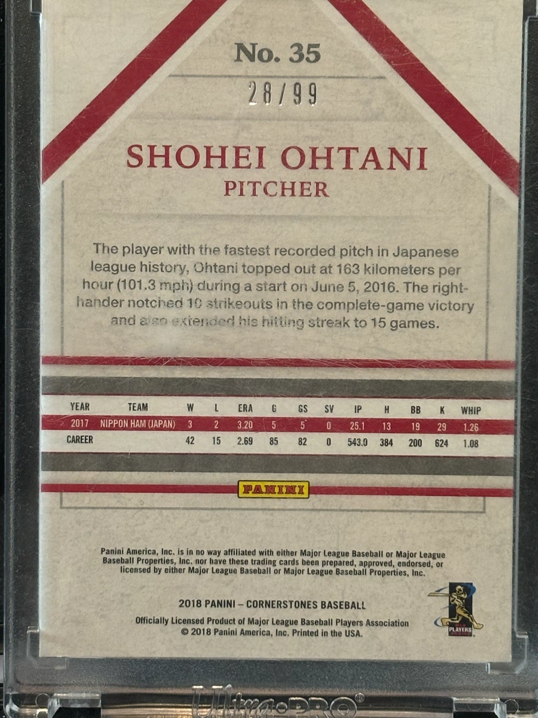 Great Ohtani Card 28/99 Rookie - Great Investment! - photo 4