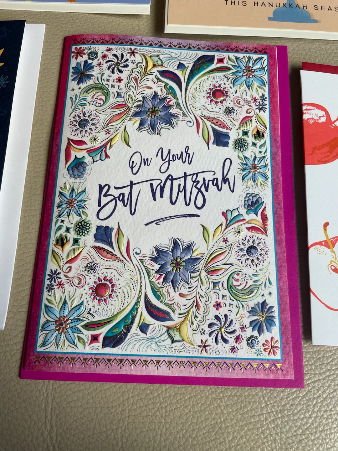 Set of 10 assorted Judaica  Holiday Cards - photo 3