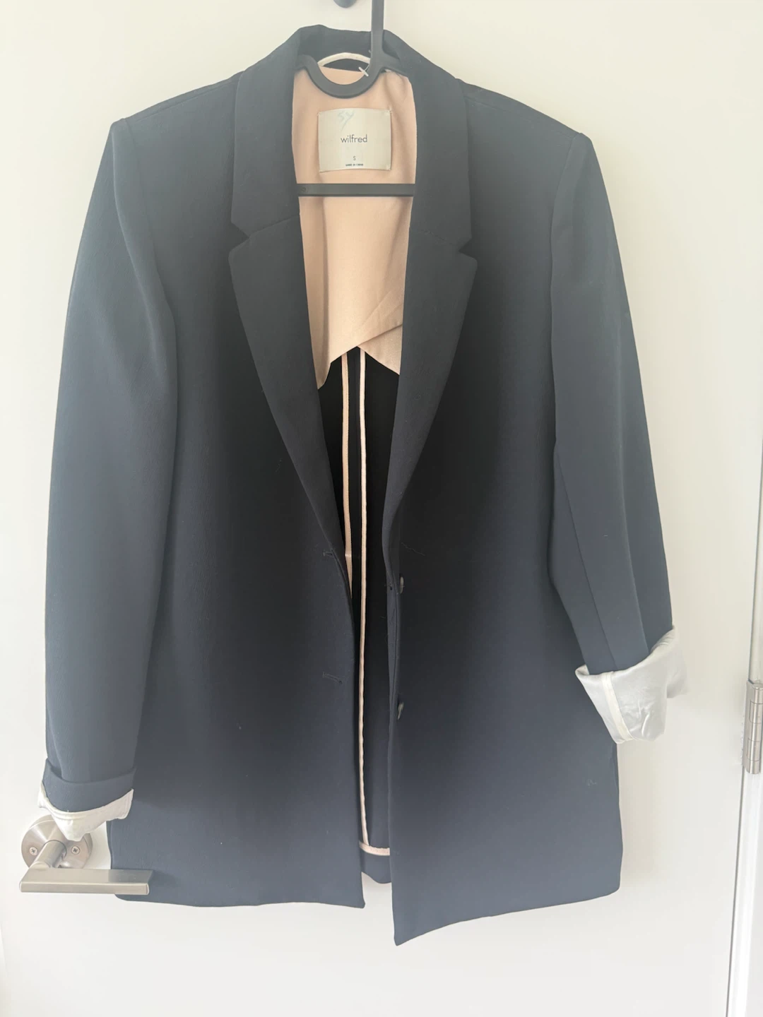 Aritzia Wilfred Black Blazer Size S