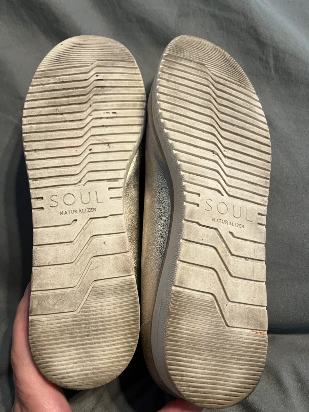 Soul Naturalizer Silver Flats size 9 - photo 4