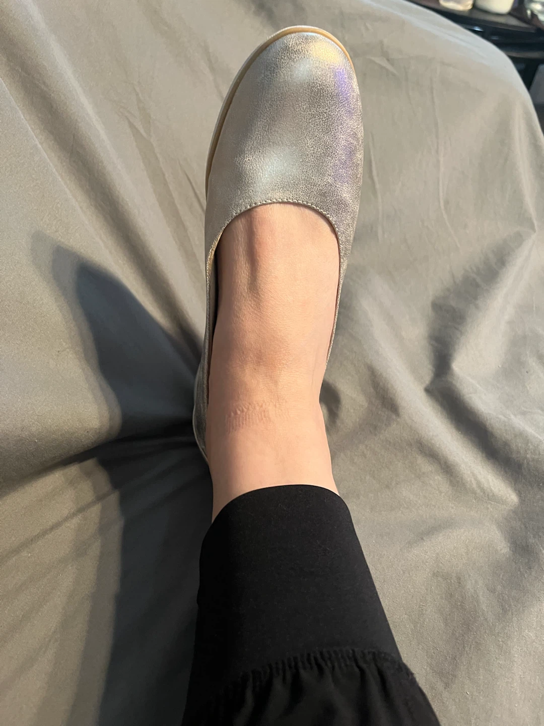 Soul Naturalizer Silver Flats size 9 - photo 5