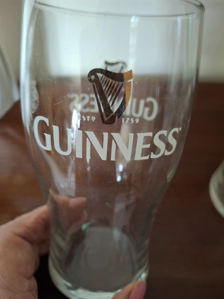 2 Guinness glasses - photo 2