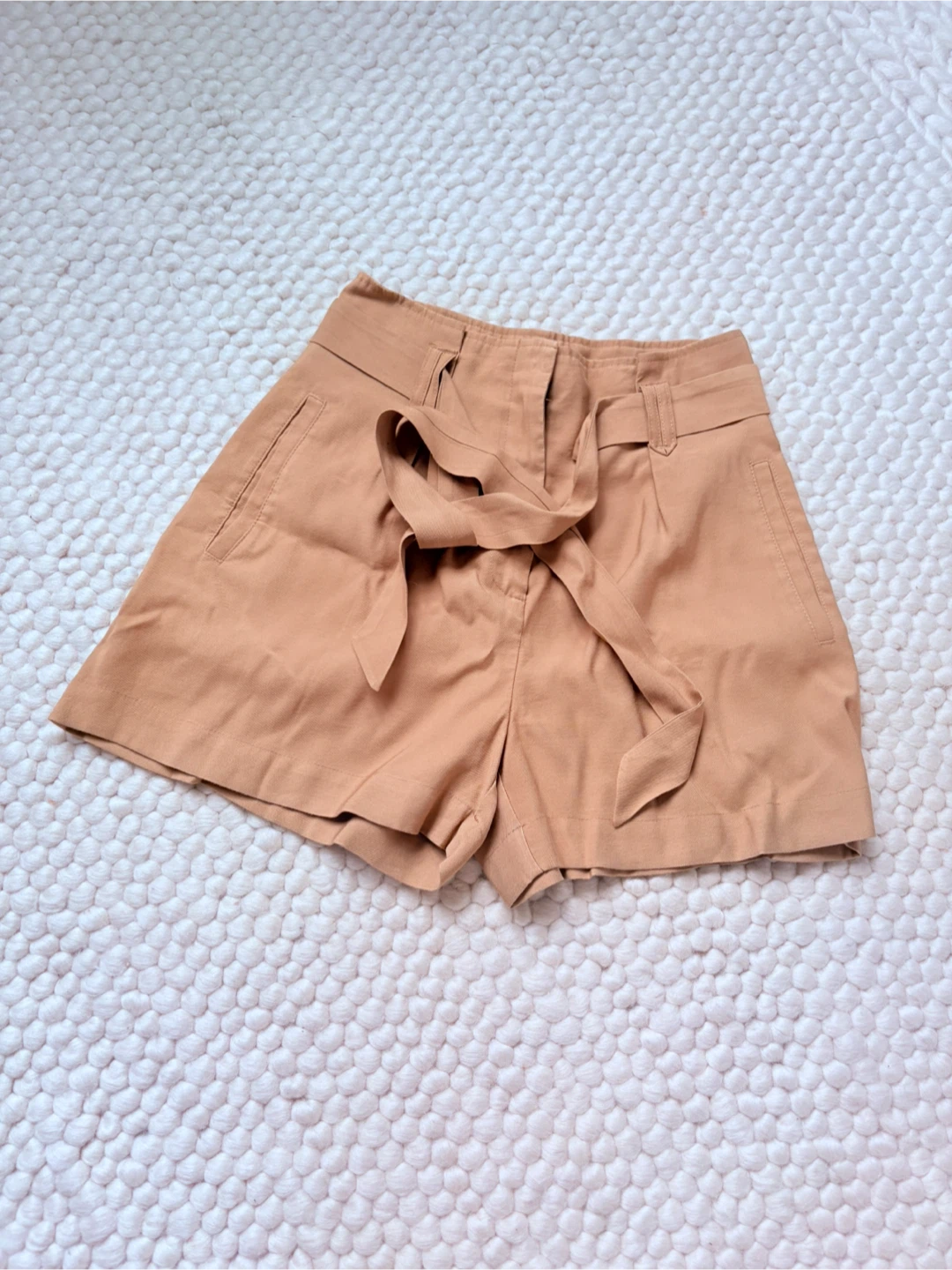 Sèzane Tan High Waist Shorts Size 36