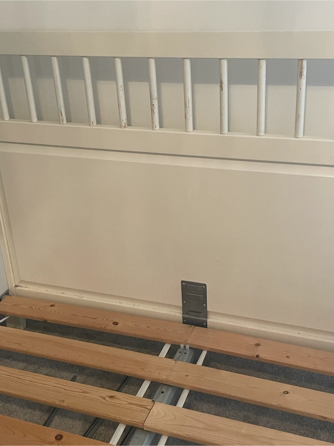 Hemnes Ikea Double White Bed Frame - photo 4