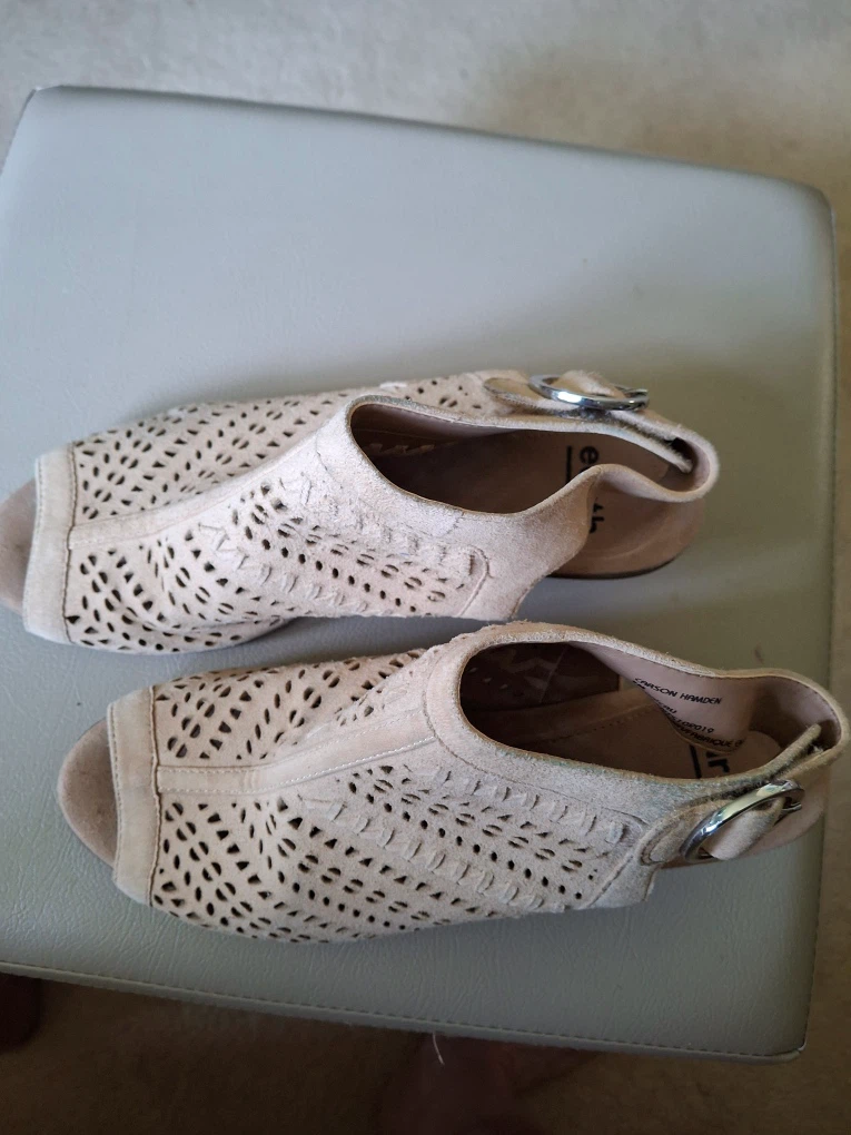 Earth open-toe shoes