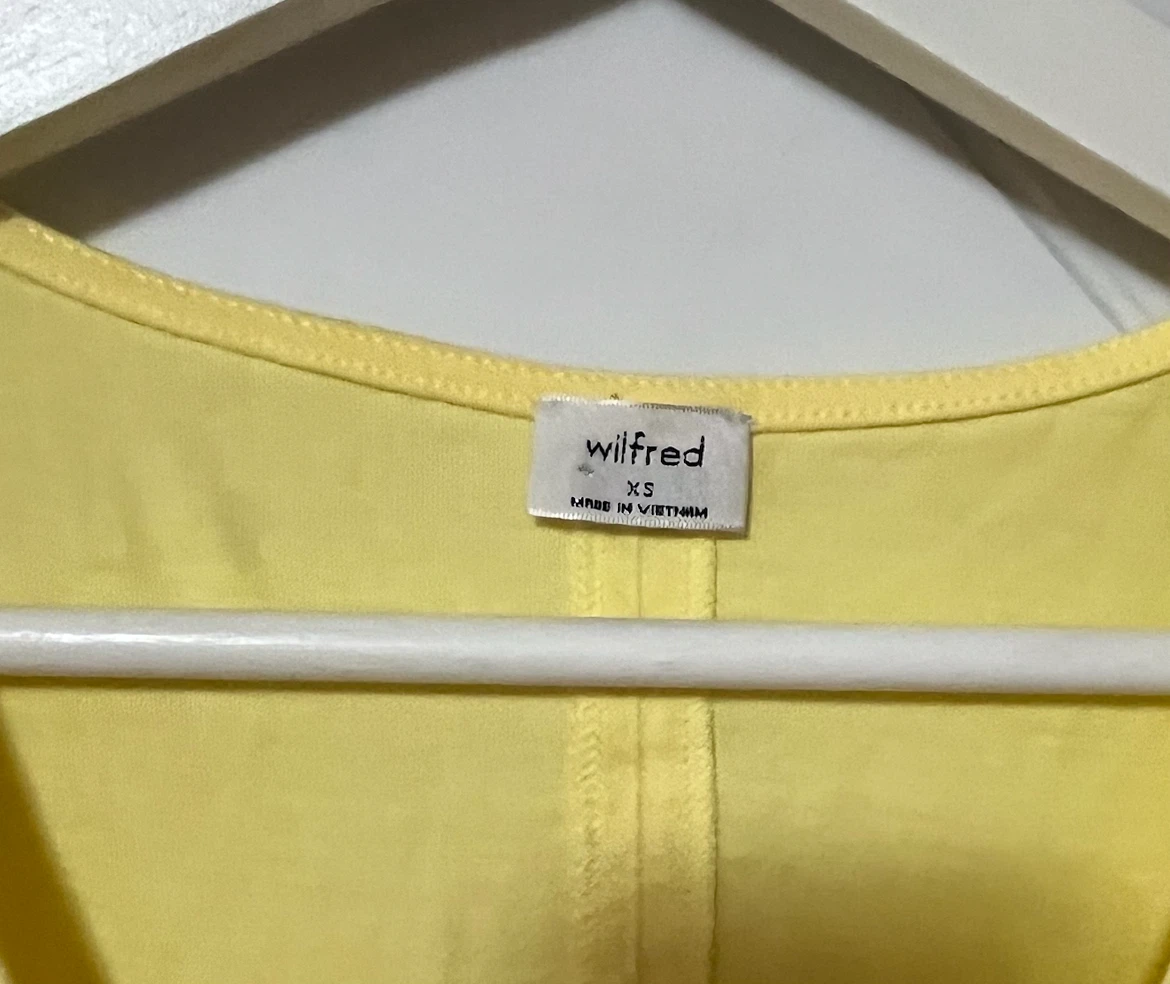 Wilfred Yellow Ruched Dress - photo 2