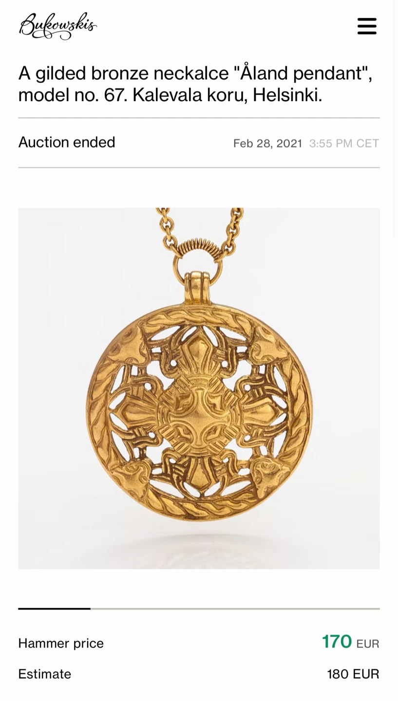 Kalevala Koru "Åland pendant" necklace - photo 2
