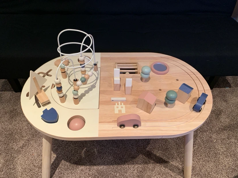 Coco Village Wooden Activity Table for Kids