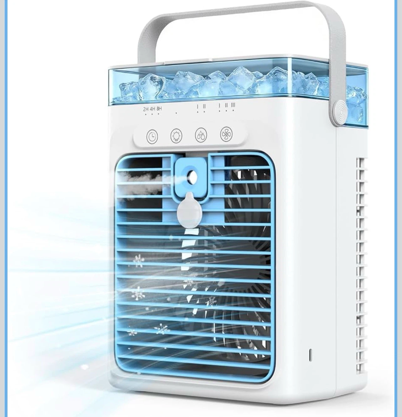 Portable Mini Air Cooler with 1000ml Water Tank