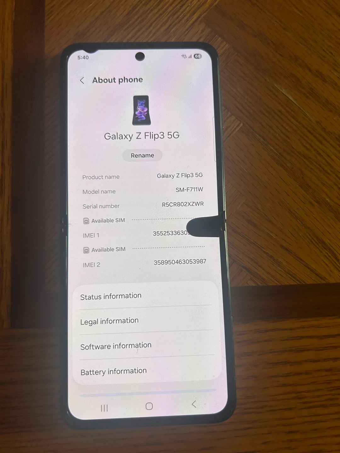 Samsung Galaxy Z Flip3 5G with box & extra covers - photo 5