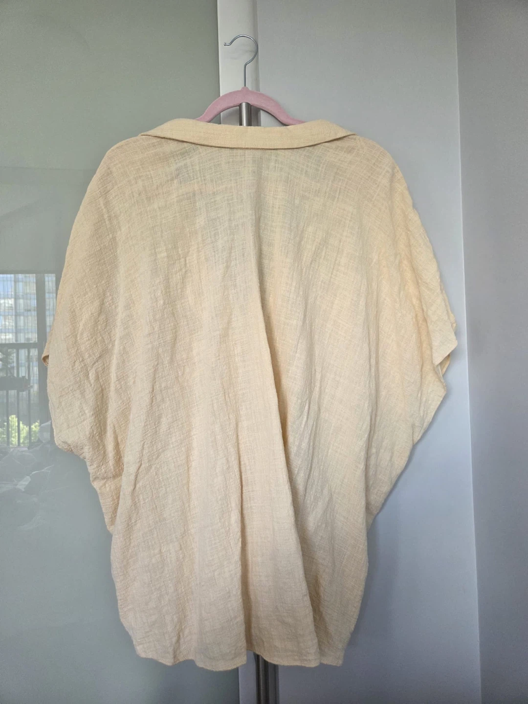 ZARA Beige Twisted Front Blouse - photo 2