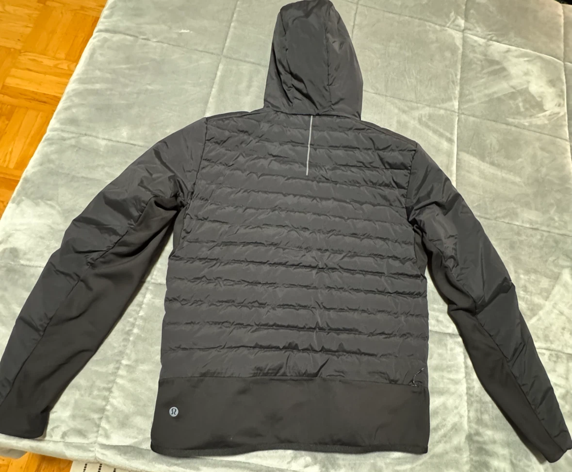 Lululemon down for it all hoody jacket - men’s L Black - photo 5