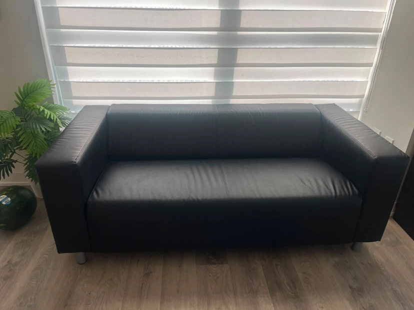 Ikea Klippan leather couch
