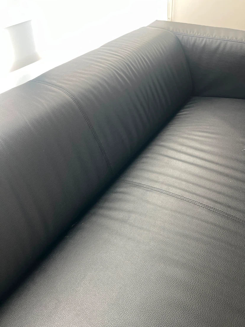 Ikea Klippan leather couch - photo 5