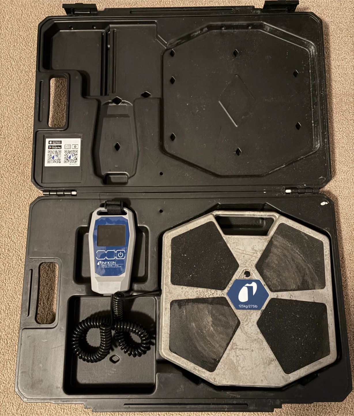 Inficon Wey-Tek Pro Refrigerant Scale 275 lb