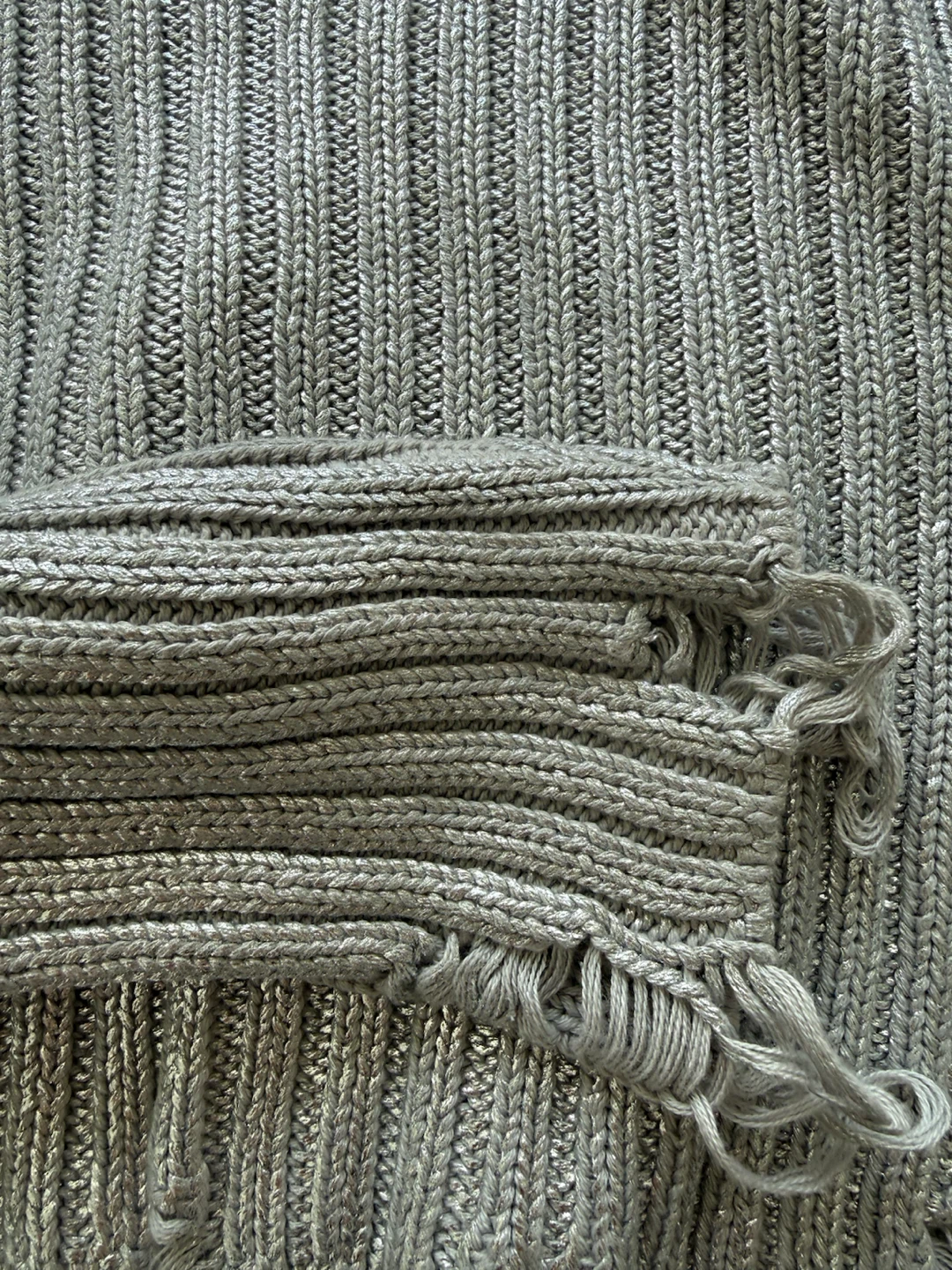 ZARA Distressed Cropped Sweater - photo 3