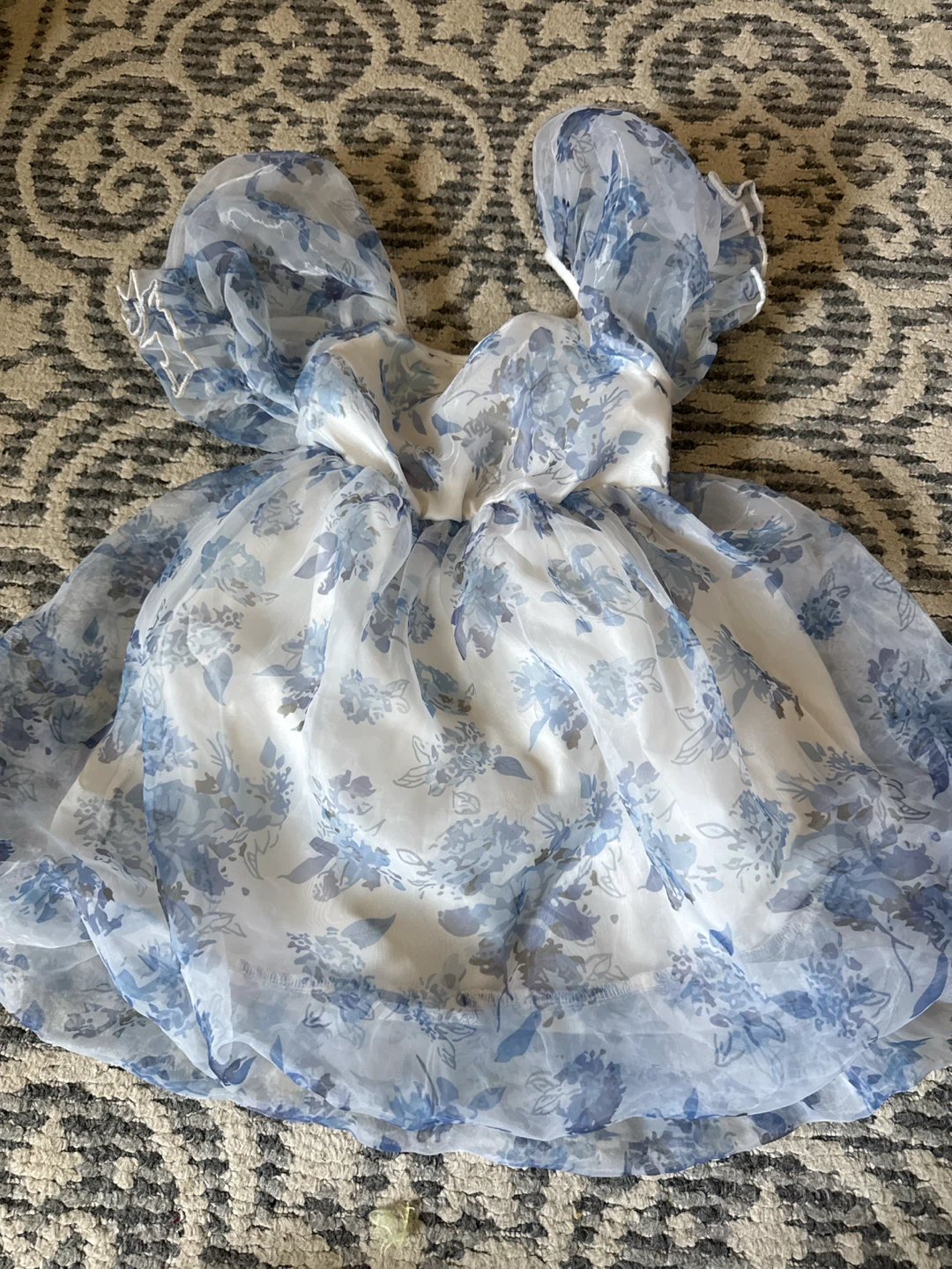 SHEIN Blue Floral Dress - Size 4Y - photo 3