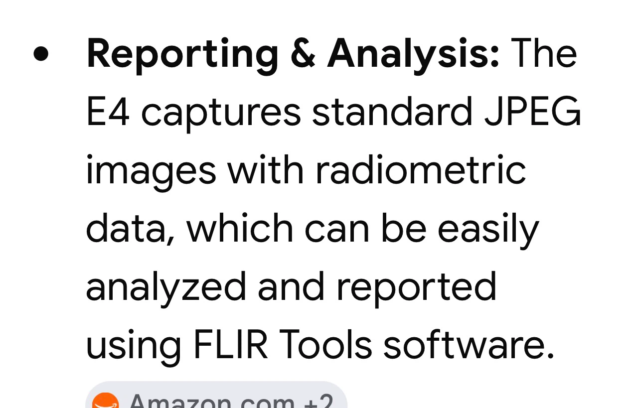 FLIR E4 Thermal Camera - photo 4