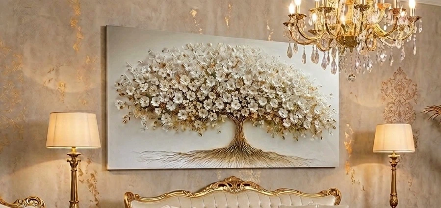 Textured Tree of Life Wall Art