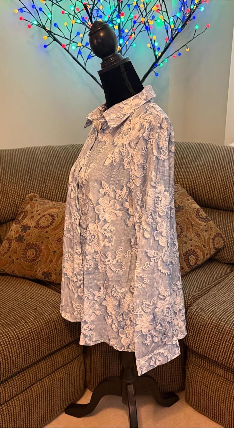 ✨✨Women's Floral Button-Up Shirt - photo 3